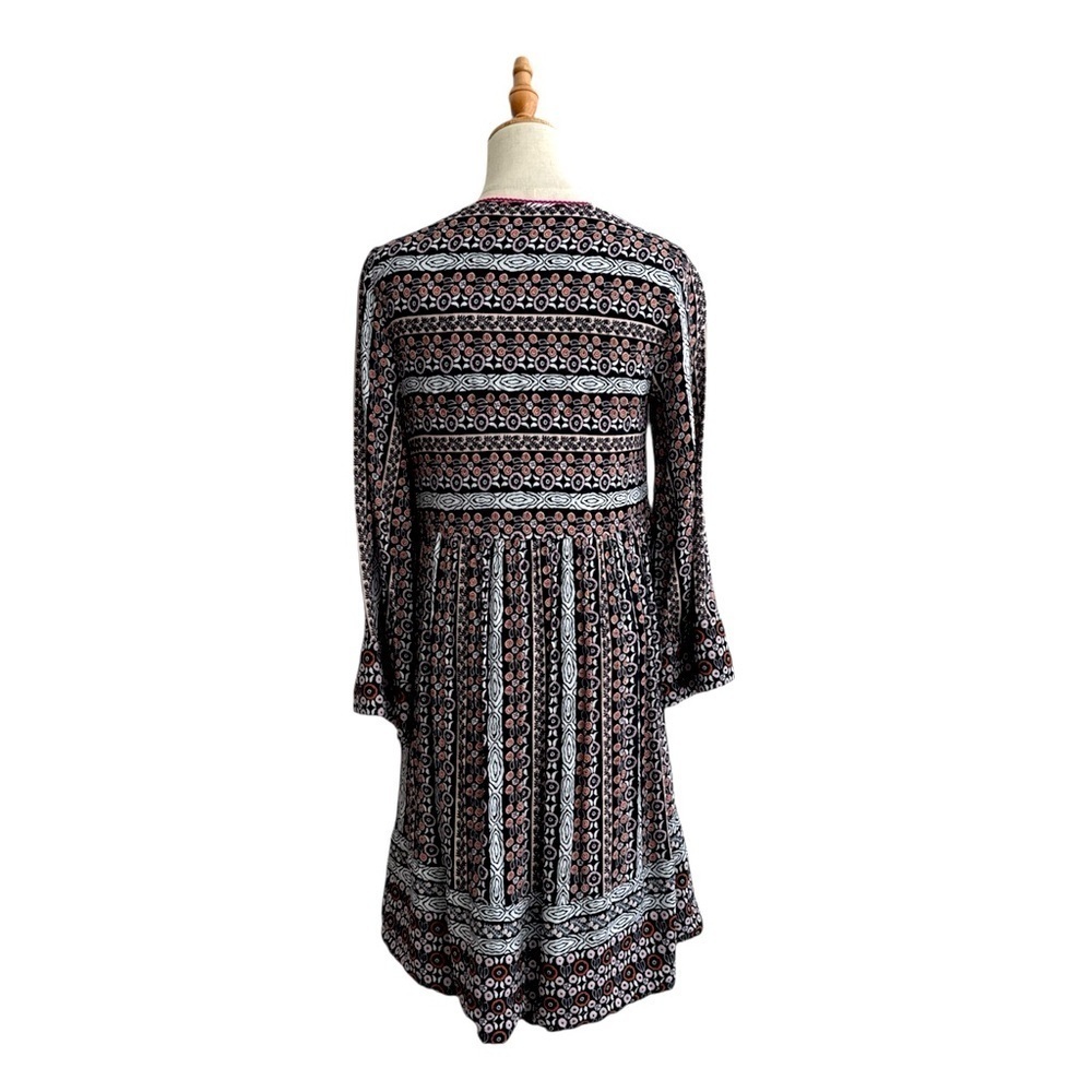 Anthropologie Maeve Naomi Multi Color Floral Embroidered Beaded Dress Size XS - Picture 5 of 13